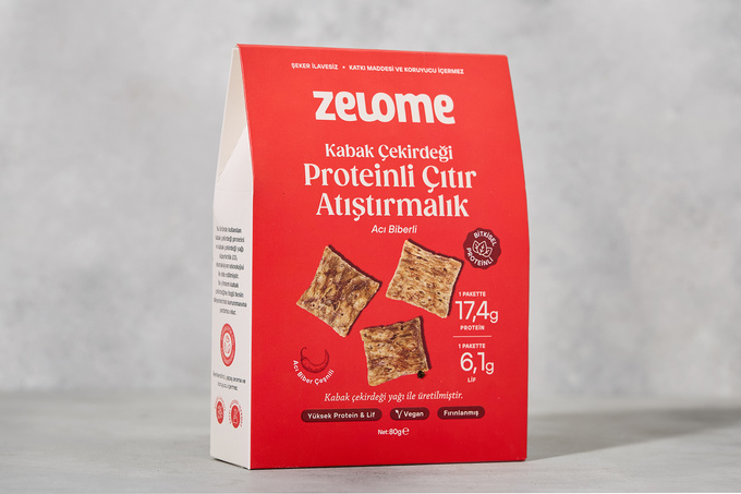 Acı Biberli Proteinli Çıtır Atıştırmalık 80 g