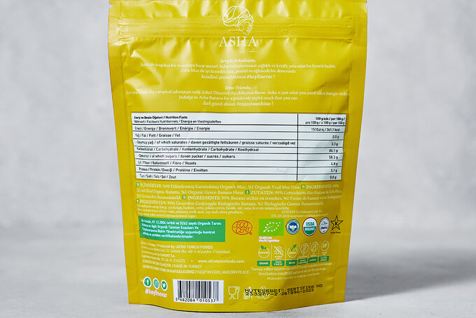 Organik Kuru Meyve Muz 80 g