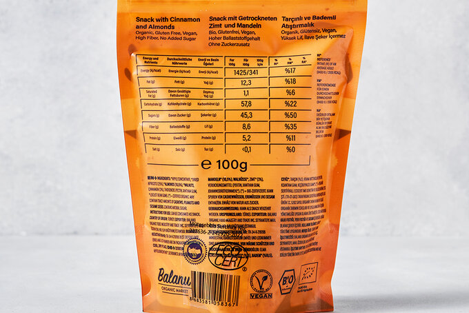 Organik Tarçınlı & Bademli Lokum 100 g