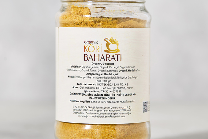 Organik Köri Baharatı 140 g