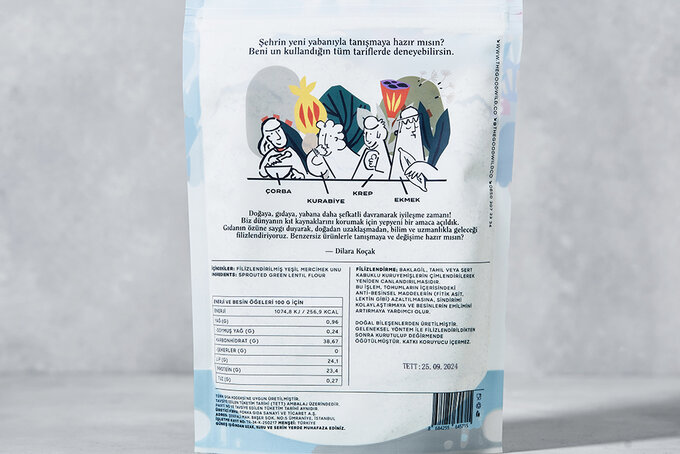 Filizlendirilmiş Yeşil Mercimek Unu 250 g