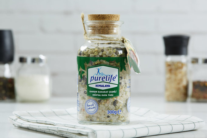 Baharat Çeşnili Himalaya Kaya Tuzu 300 g