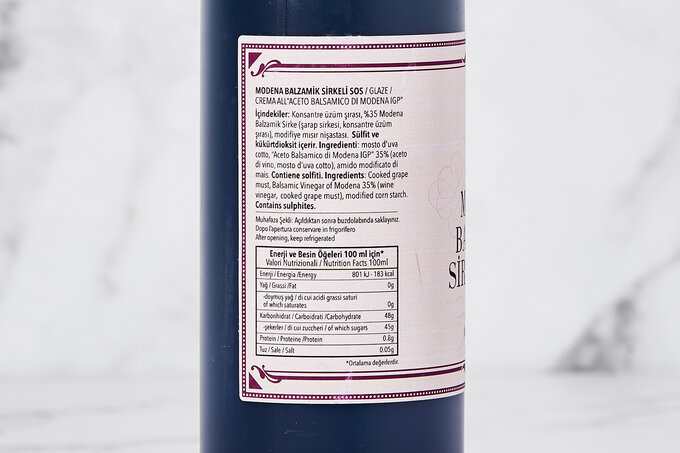 Balzamik Sirkeli Sos 250 ml