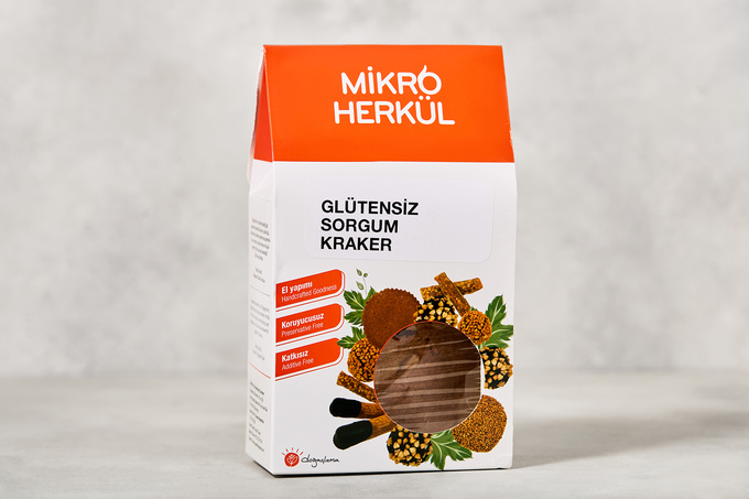 Glütensiz Sorgum Kraker 75 g