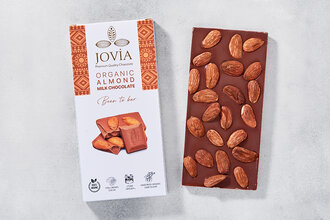 Organik Bademli Sütlü Çikolata 85 g