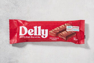 Çikolata Kaplı Yer Fıstıklı & Vişneli Meyveli Bar 35 g