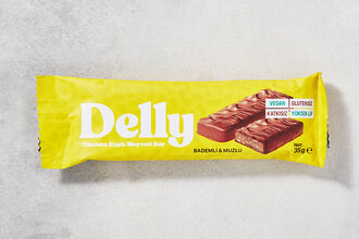 Çikolata Kaplı Bademli & Muzlu Meyveli Bar 35 g