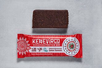 Çilekli Bitkisel Protein Bar 40 g