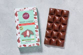 Şeker İlavesiz, Sütlü Çikolata 60 g