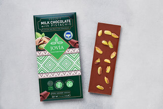 Sütlü & Antep Fıstıklı Organik  Çikolata 40 g