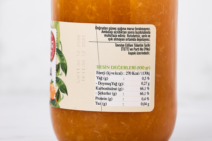 Mandalina Reçeli 440 g