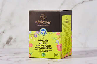 Organik Arı Sütü Polen Propolis Karışımı 240 g