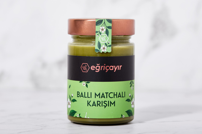 Matchabal Ham Çiçek Balı + Matcha 420 g
