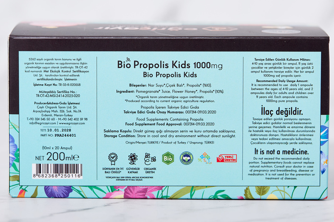Propolis Kids 1000 mg - 20 Ampul 200 ml.