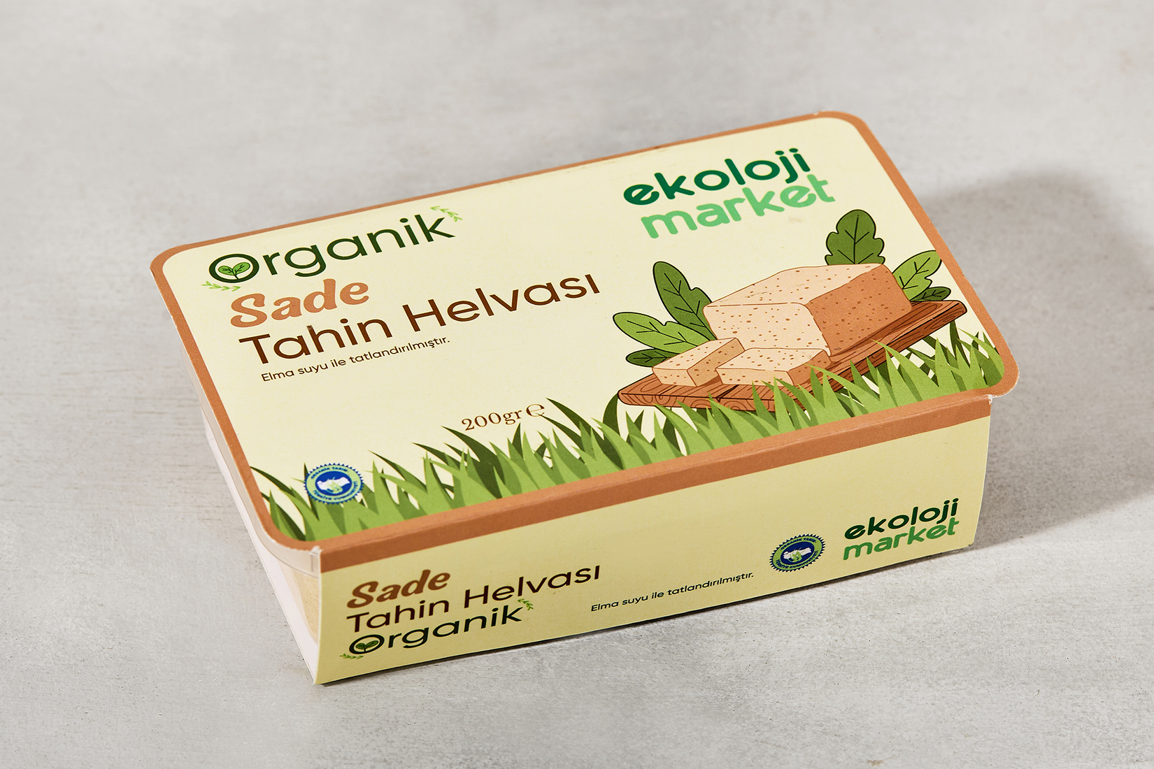 さっちんページ Organik Tahin Helvası Sade 200 g | Tazedirekt