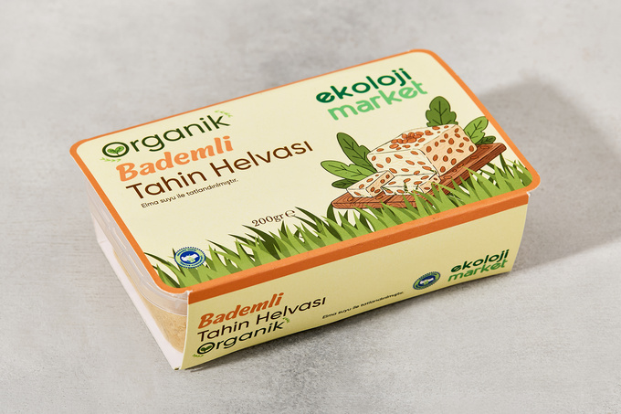 Organik Tahin Helvası Bademli 200 g