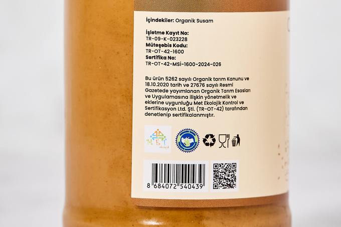 Organik Tahin 300 g