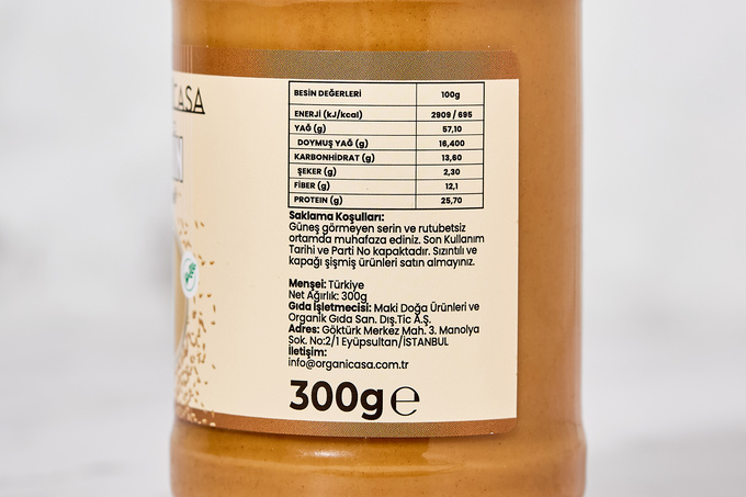Organik Tahin 300 g