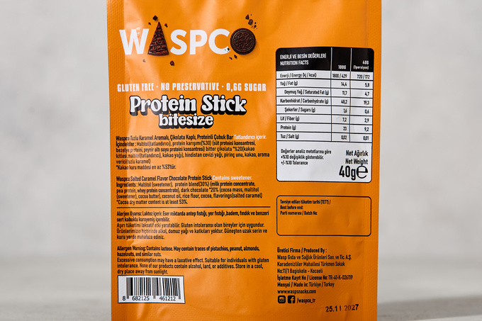 Protein Stick (Tuzlu Karamel Aromalı) 40 g