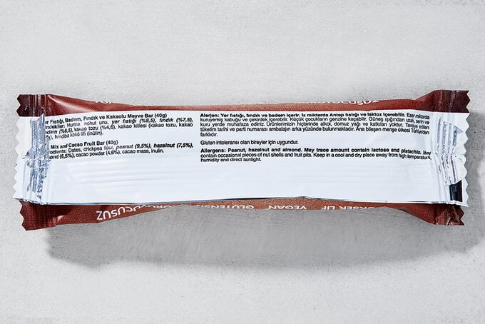 Kuruyemiş & Kakao Meyve Barı 45 g