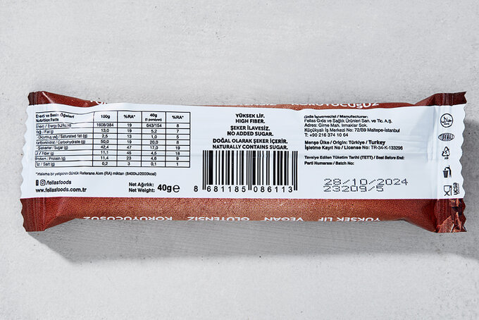 Kuruyemiş & Kakao Meyve Barı 45 g