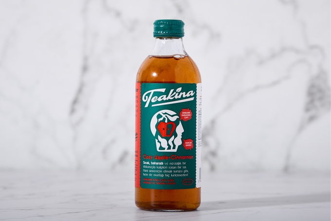 Demleme Siyah Çaylı, Elma Aromalı & Tarçınlı İçecek (Pancar Şekerli) 330 ml