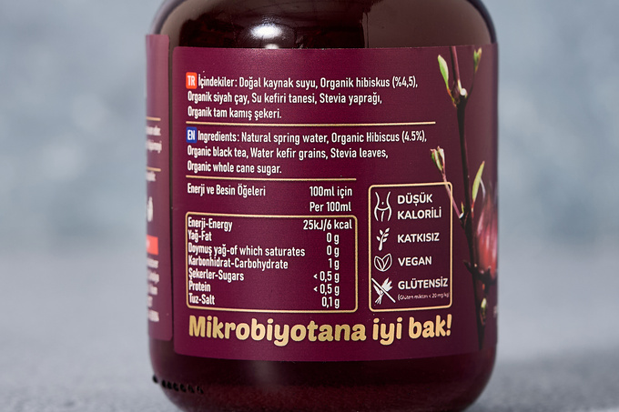 Hibiskus Karkade Su Kefiri 230 ml