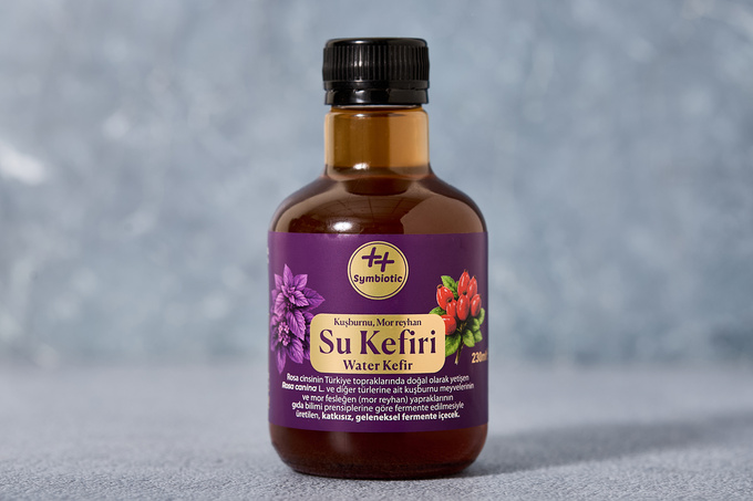 Kuşburnu Mor Reyhan Su Kefiri 230 ml
