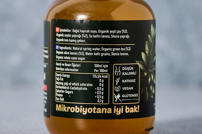 Zeytin Yaprağı & Yeşil Çay Su Kefiri 230 ml