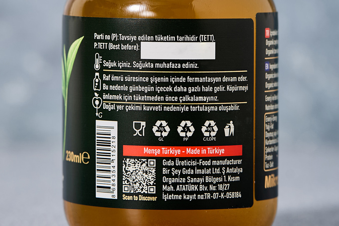 Zeytin Yaprağı & Yeşil Çay Su Kefiri 230 ml