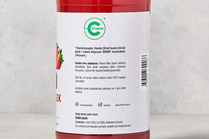 Çilekli İçecek 700 ml