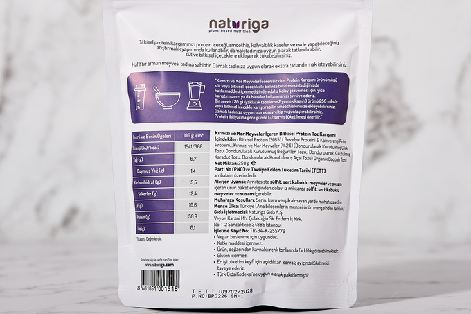 Berry Protein Karışımı 250 g