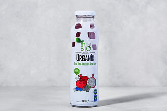 Organik Mix Elma, Nar, Karadut, Acai Meyve Suyu 330 ml