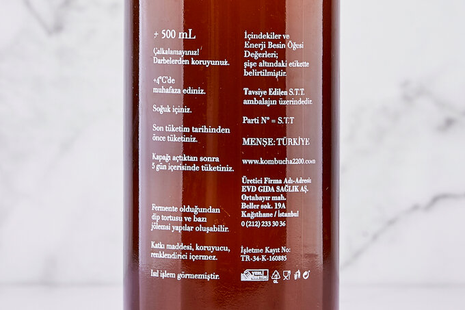 Lime & Naneli Kombucha 500 ml