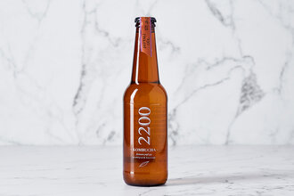 Şeftali ve Güllü Fermente Kombucha 330 ml