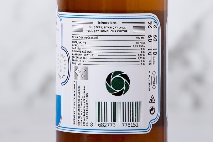 Classic Kombucha (Sade Fermente Çay) 330 ml
