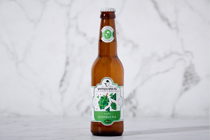 Şerbetçi Otlu Kombucha (Fermente Çay) 330 ml