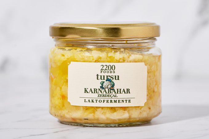 Laktofermente Karnabahar Zerdeçal Turşusu 440 g