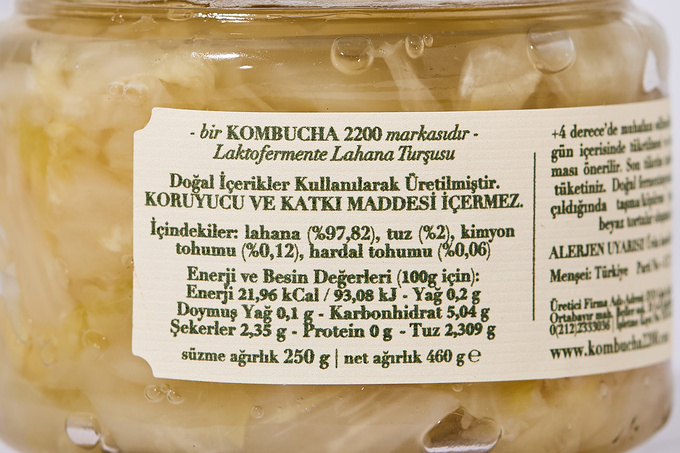 Laktofermente Sauerkraut Lahana Turşusu 460 g