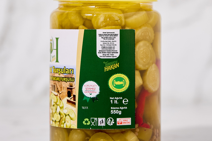 Dilimli Trozi Acur Turşusu 1 l