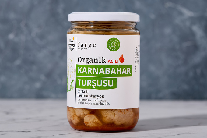 Organik Acı Karnabahar Turşusu 600 g