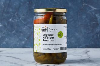 Organik Kıl Biber Turşusu 600 g