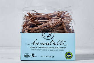 Organik Tam Buğday Çubuk Makarna 400 g
