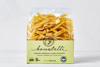 Organik Zerdeçallı Çubuk Makarna 400 g