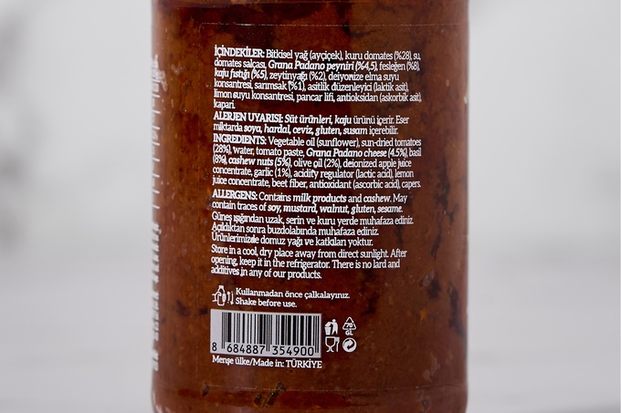 Kuru Domates Pesto Makarna Sosu 190 g