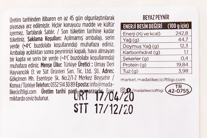 %100 Keçi Beyaz Peynir 250 g