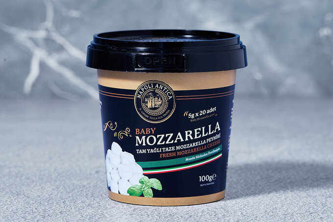 Mozzarella Peyniri Tam Yağlı Manda Sütünden 100 g