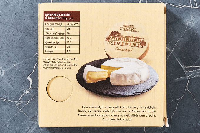 Camembert Peyniri Teneke Kutu 125 g