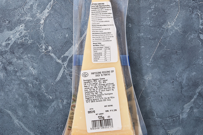 Parmesan Peyniri Parmigiano Reggiano 125 g