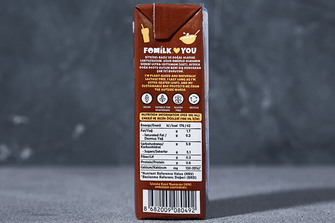 Çikolata ve Fındıklı Bitki Bazlı içecek 200 ml